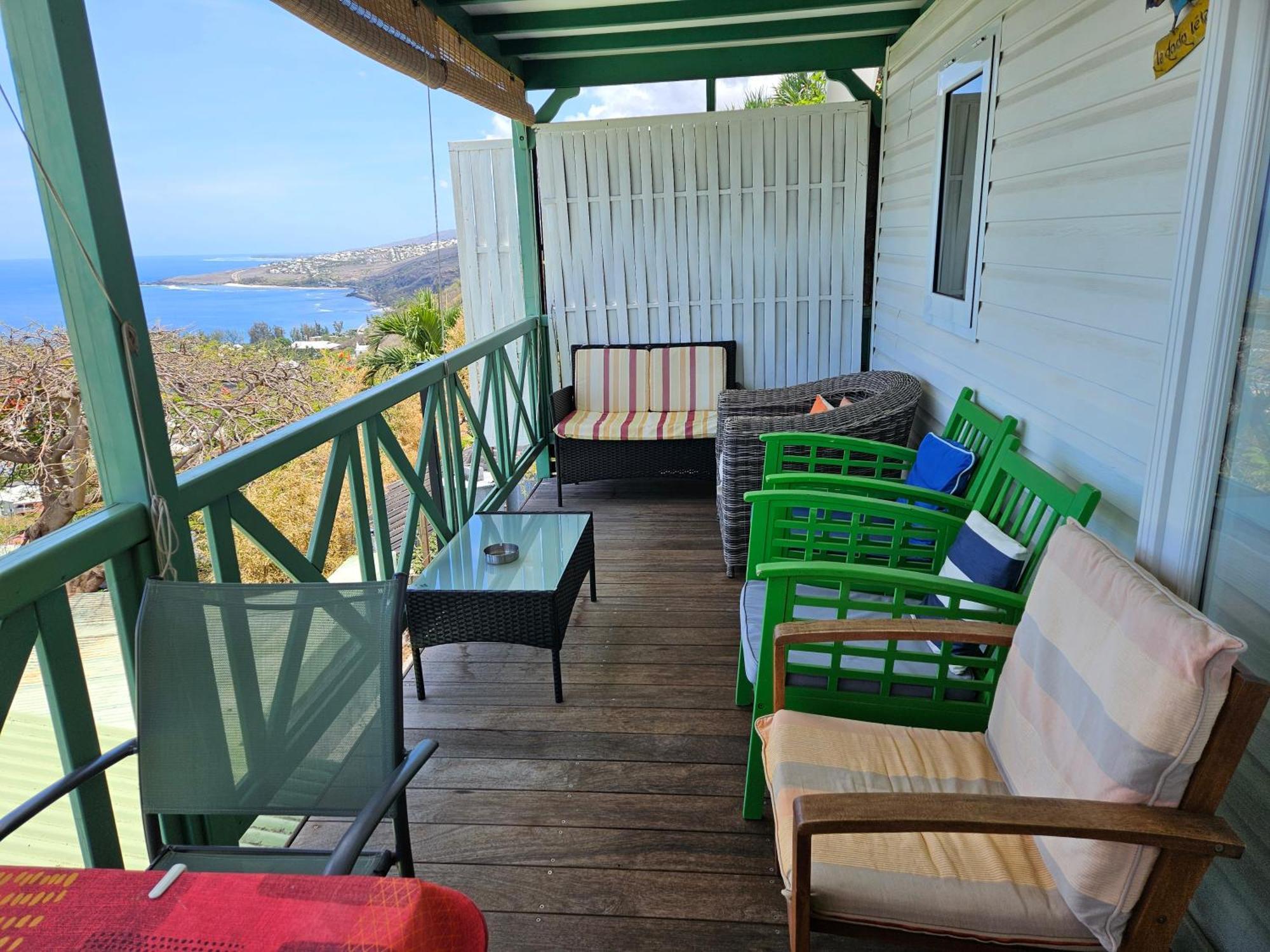 Chalet Sunset, Vue Panoramique Sur La Baie, Proche De Saint-Leu Et Ses Plages Екстериор снимка